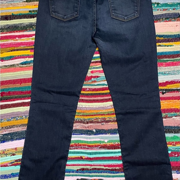 Lucky Brand Lolita Boot Size 14 Long Bootcut Dark Stretch Denim - Picture 6 of 10